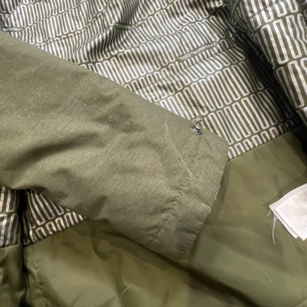 Columbia Penns Creek Women's Thermal Coil Hooded Insulated Jacket Olive Sz Small - Picture 6 of 16